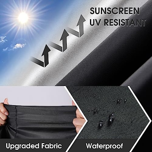 Outdoor Chair Covers 2 Pack, Alster Patio Chair Covers(35" L X 40" W X 33" H), Durable And Waterproof Black Covers For Lounge Deep Seat, Rain Snow Dust Wind-Proof #TOP2