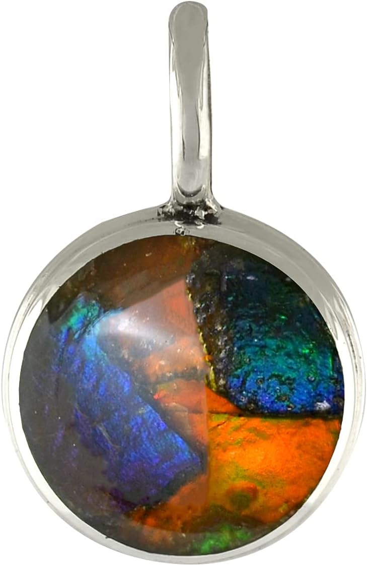Starborn small round Pendant in Sterling Silver