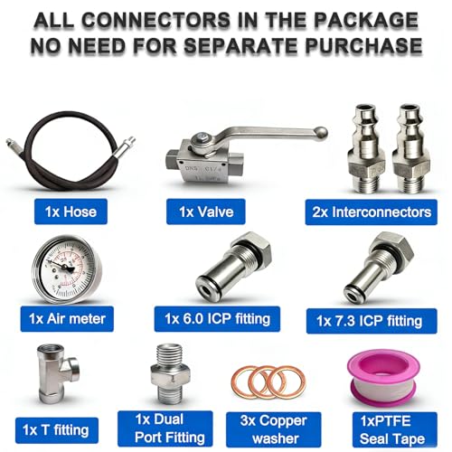 Sucusph High Pressure Oil System IPR Air Test Tool Special Kit Fits for Ford 6.0L-7.3LPowerstroke Diesel by Sucusph - Image 6