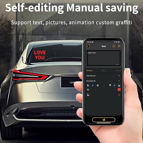 Logotipo LED programable con animación de patrón para coche y tiendas 7