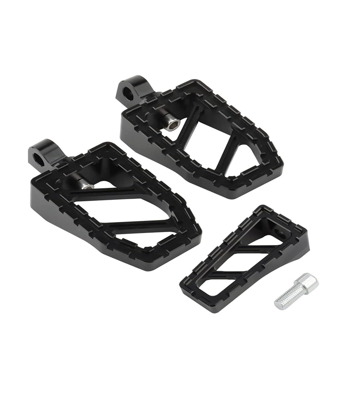Juego Estriberas para Touring para Street Glide para Dyna Low Rider para Softail para Pedales Fatboy MX Clavijas Palanca Cambios para Motocicleta Reposapiés De Motocicleta(F Set)