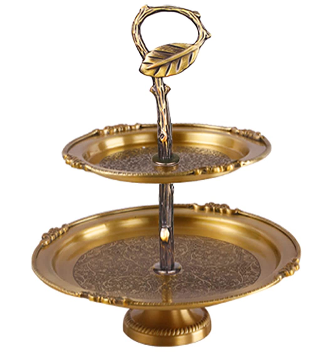 Soporte para cupcakes de 3 niveles de 13.5 pulgadas, soporte de corona de molde de metal, para hacer tú mismo, para platos de frutas, bandeja de aperitivos, piezas de repuesto para decoración de