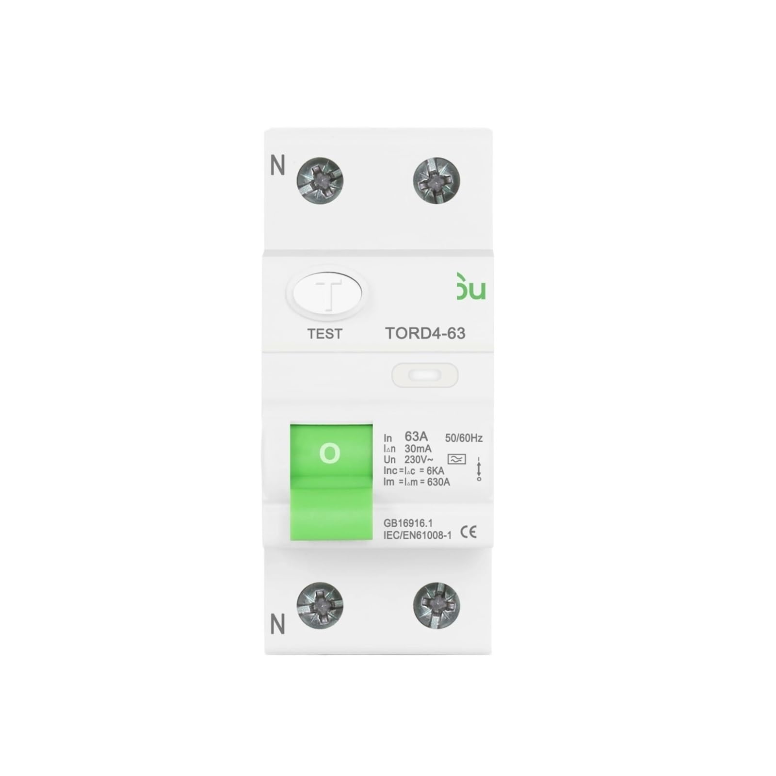 Disjoncteur différentiel 2P 25A 100mA pour tableau électrique - 2