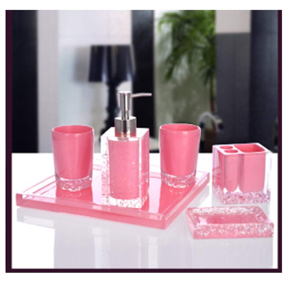 Trousse de toilette et accessoires en résine haut de gamme style grand hôtel