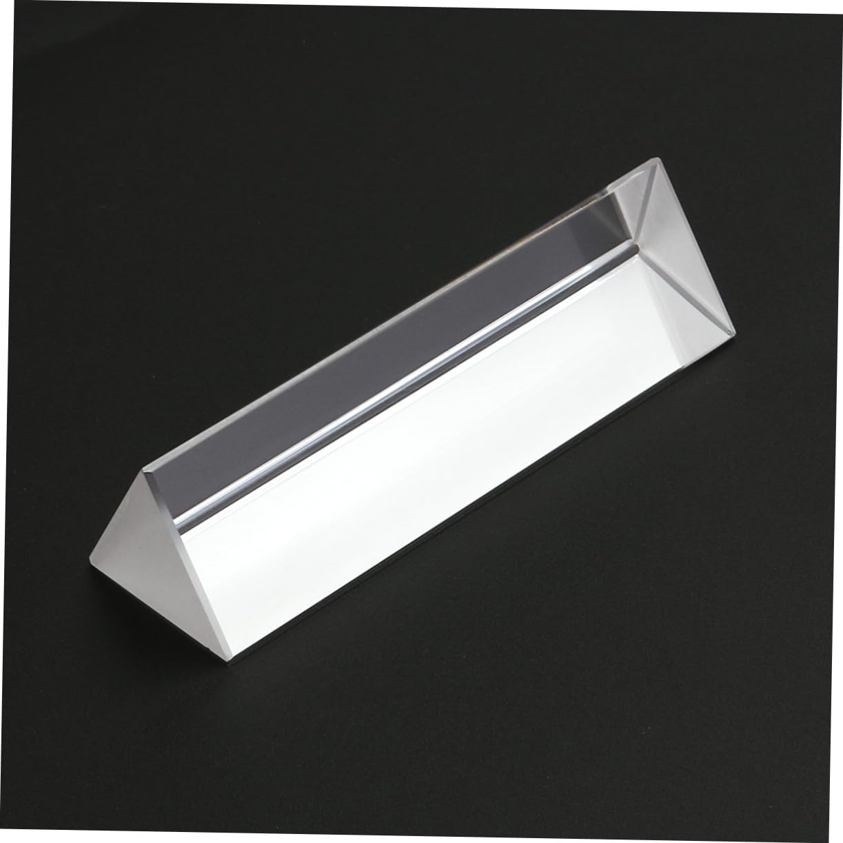 TOPPERFUN Optical Prism for Education 100 * 30 * 30mm Breaks Light into Spectral Colors