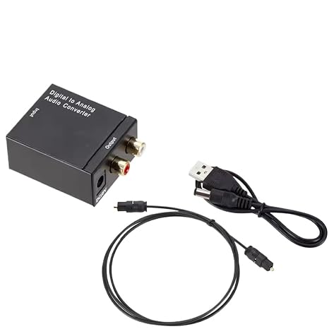محول الصوت الرقمي إلى التناظري DAC Digital SPDIF محول L/R بصري إلى تناظري Toslink محول بصري إلى 2 x جاك
