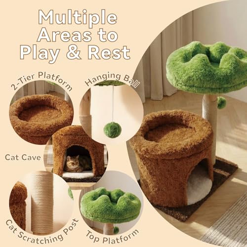 Árbol moderno para gatos pequeños STILLCOVE miniatura 2