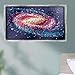 Transparent Lego 31212 Galaxy Pixel Art Wall Mounted Picture Frame Dusty Display Case with Open Door Wall Mounted Model (31212 Milky Way Lego Set Model Not Included)