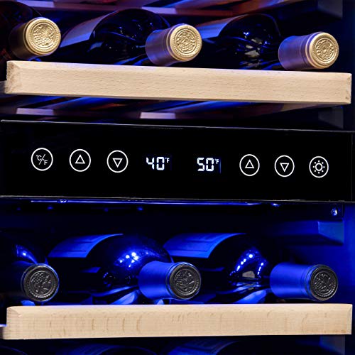 NewAir AWR-290DB Wine Cooler, 29 Bottle, Stainless Steel
