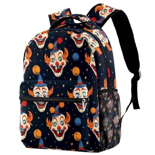 Sac à dos durable et léger Funnyman aux motifs mignons pour le lycée et les voyages