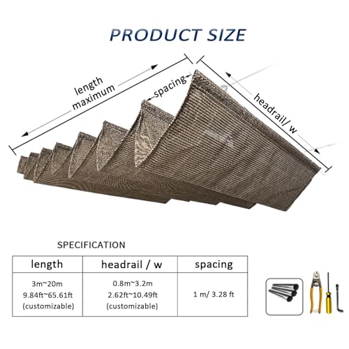 Toldo de vela retráctil exterior impermeable resistente UV para solárium 8