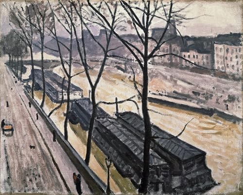 Portrait classique Paris en hiver Albert Marquet toile déco pour mur vide