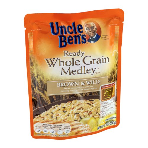 Uncle Ben's Whole Grain Brown & Wild Rice, 8.5 Oz Brown Rice Produce Grocery