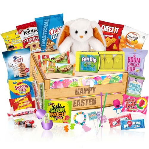 Easter Gift Box for Kids - Prefilled Easter Baskets for Teens and Adults