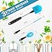 12.2 inch Bottle Brush Set of Three，Washable Coffee Cups, Water Bottles, Baby Bottles, Straws, to-go Cups, Long-Handled 3-in-1 Stainless Steel Bottle Brushes.