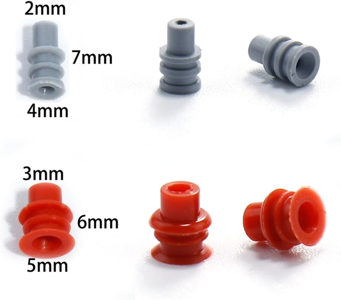 Demasiado Automotive Connector Pins 1.5/3.5mm Male Female Terminal Wiring Harness Electrical Car Lug Wire Crimping Tool Compatible With VW Tyco TE (Color : F 623 E1.5 100pcs)