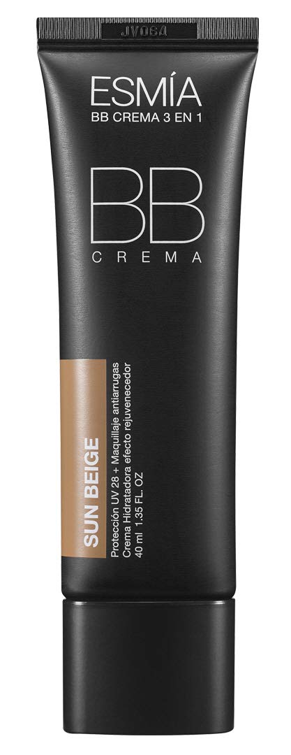 ESMIA Cover BB Cream, UV 28+, Lightweight, Hydrating, Tinted Moisturizer, Primes, Protects, Glow, BB Cream for All Skin Types Makeup, for Light to Dark Skin Tones (Sun Beige #29)