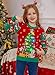 AABESS Kids Ugly Christmas Sweater Girls Boys LED Light Up Xmas Funny Cute Sweaters for School Party Holidays Red 11-12Y