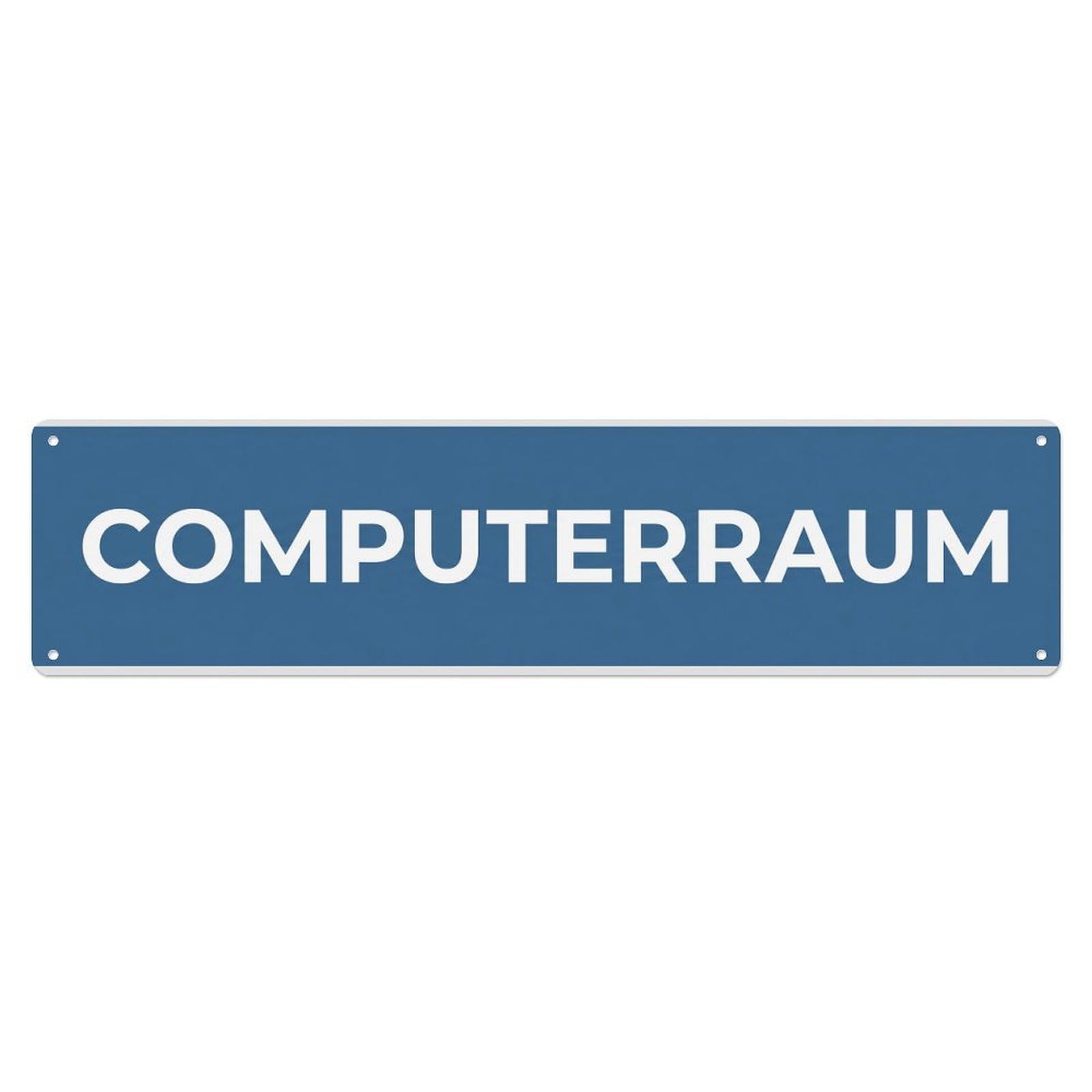 Computerraum Computer Lab Access Metal Tin Sign