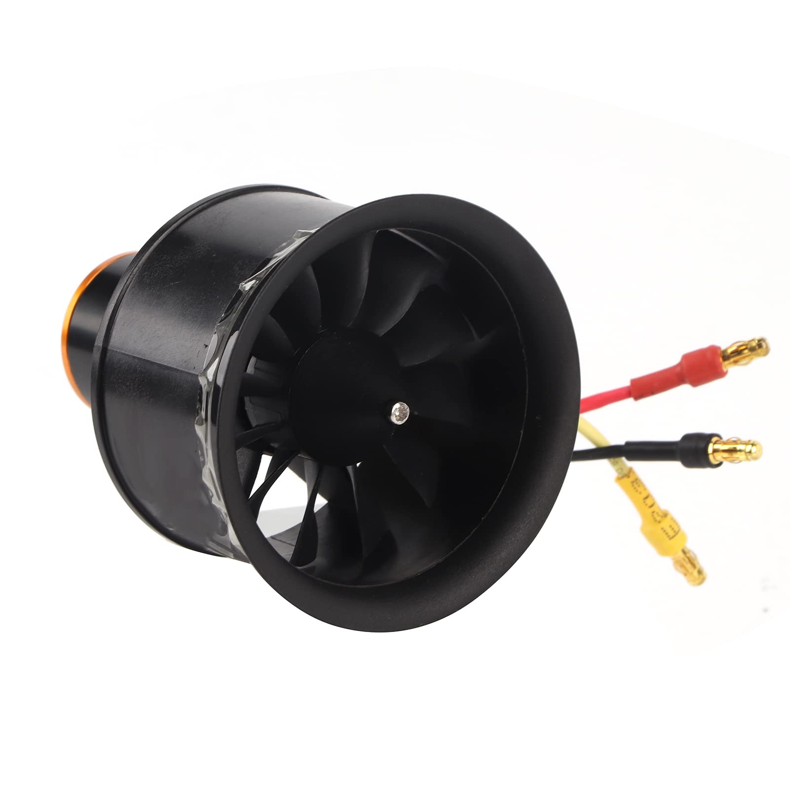 RC Ducted Fan with Brushless Motor, 50mm Size (Przeciwnie do ruchu | Konstrukcja z 12 ostrzami, konstrukcja o wysokiej sztywności, kompatybilna z większością samolotów RC