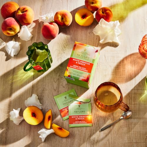 Image of Taylors of Harrogate White Hibiscus & Peach Tea Bags, 20ct (Pack of 1)