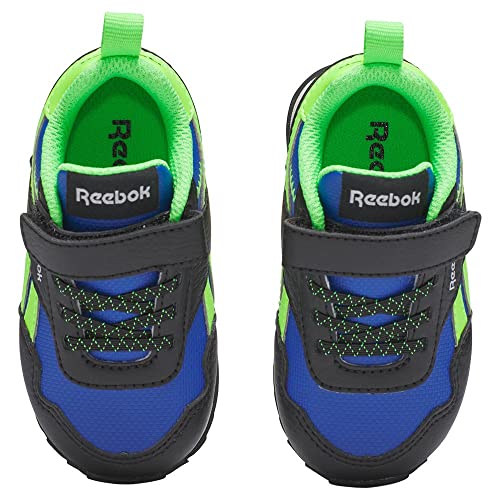 Reebok Mixte bébé Royal Classic Jogger 3 Basket, Core Black/Vector Blue/Solar Lime, 22 EU