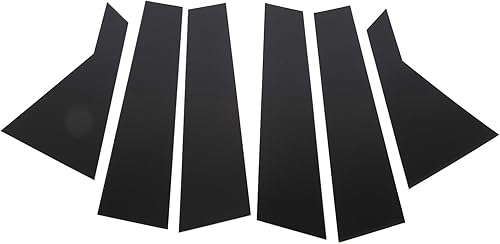 Miniatura 7 de Gloss Black Door Window B Pillar Trim, Set of 6, Pillar Post Decal Cover, Compatible with Kia K3 Forte Sedan Cerato, Stylish Exterior Enhancement