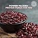 Pride Of India - Indian Whole Dark Kidney Beans - Protein & Fiber Rich Rajma, 1.5 Pound Jar