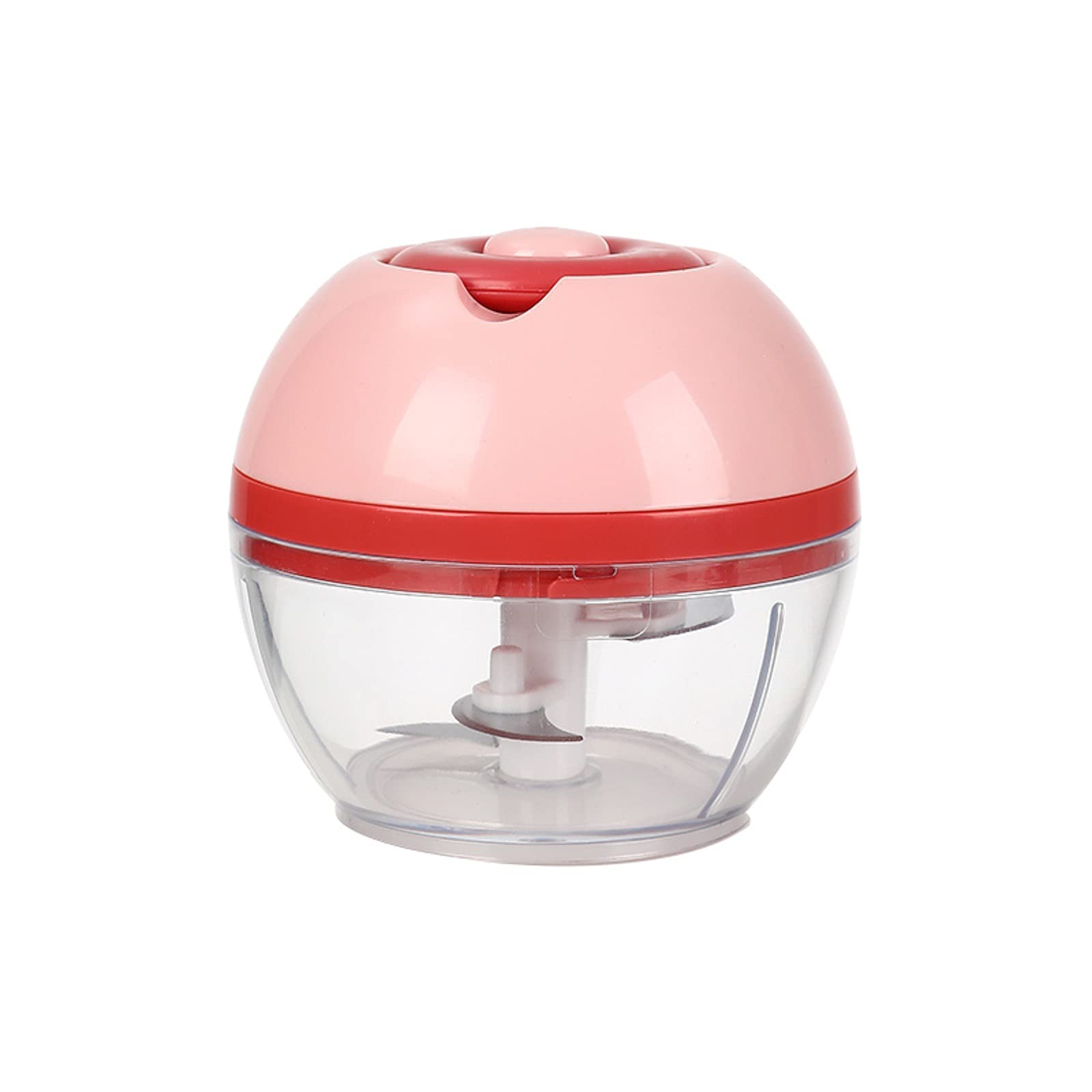 Garlic Chopper Mini Food Processors Crusher Stainless Steel Hand Pulled Onion, Ginger, Chili Cutter Manual Fast Cut Household Portable Kitchen Supplies