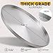 Alpine Cuisine 14.5-inch Silver Aluminum Round Baklava Tray | Durable & Rust-Free for Baking & Roasting