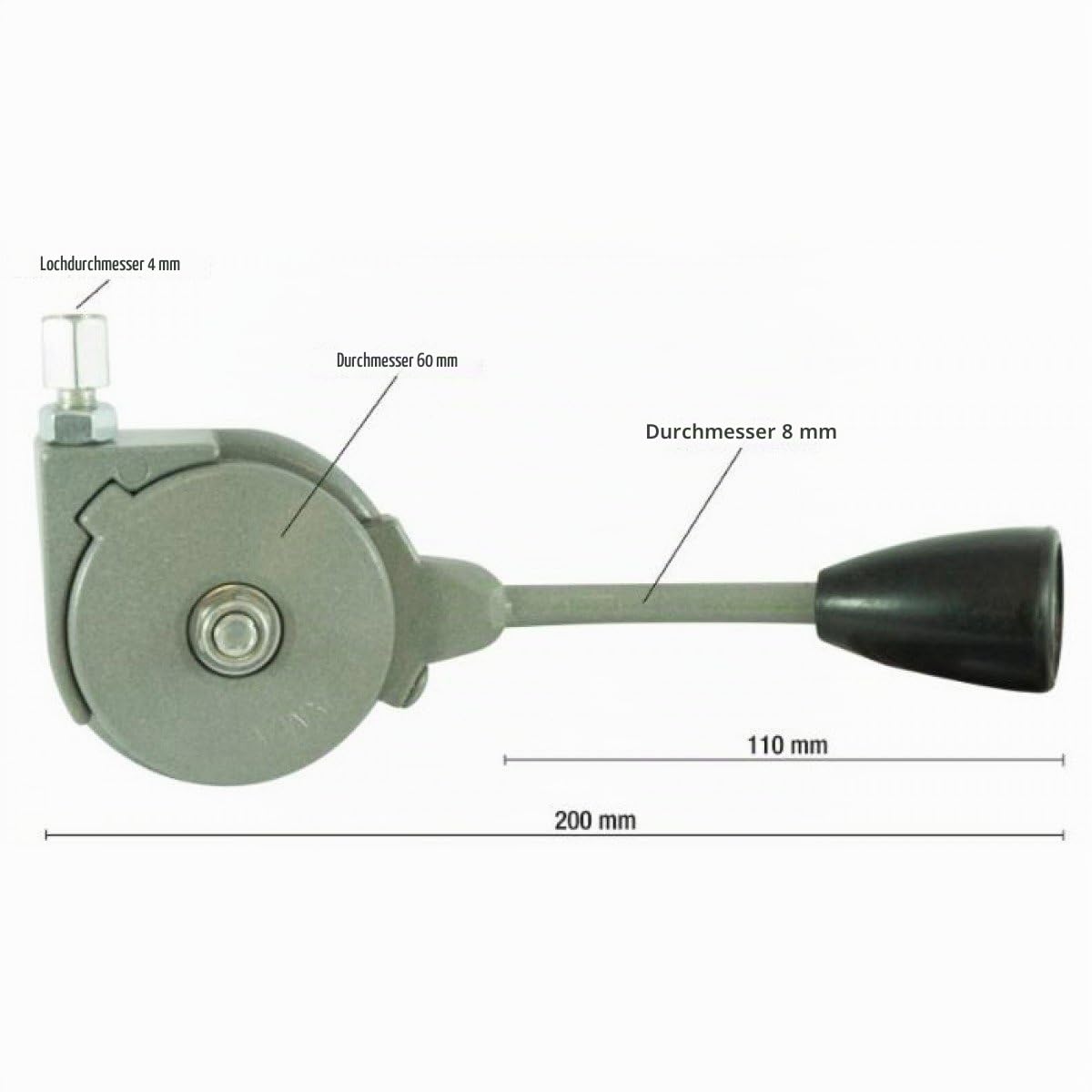Beschleunigungshebel aus Aluminium für den Traktor DX, von Ama