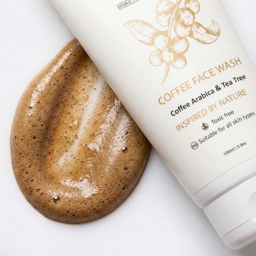 Image of Coffee & Tea Tree Face Wash 100ml | Acne & Pimple Control Cleanser for Oily Skin | Deep Cleansing, Oil Control, Brightening | Paraben & Sulfate Free | Men & Women