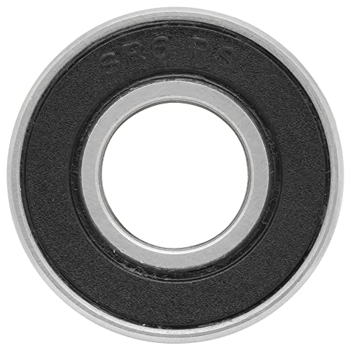 [2-Pack] Sr6-2Rs - Stainless Steel Deep Groove Radial Ball Bearing 0.375 In X 0.875 In X 0.2812 In (Id X Od X W) | 9.525 Mm X 22.225 Mm X 7.142 Mm (Id X Od X W) With Double Rubber Seal #TOP2