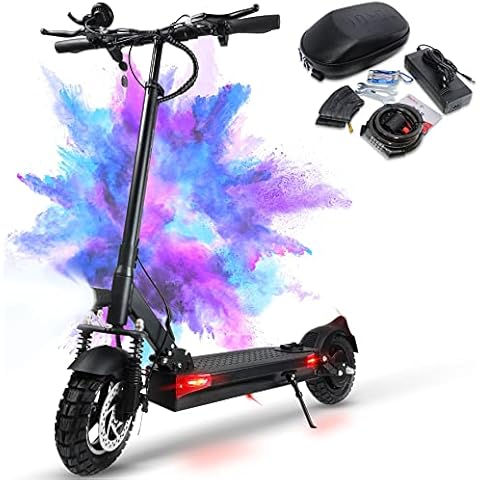 JOYOR E Scooter de Y6SS, 500W Motor, 48V18Ah 75KM Reichweite, 10" Reifen Aluminiumrahmen Elektro Scooter mit Scheibenbremsen vorne und hinten und Stoßdämpfung (Key Start) Cover