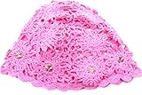  Pampolina Mädchen Häkelmütze, pink 21010 gr.52