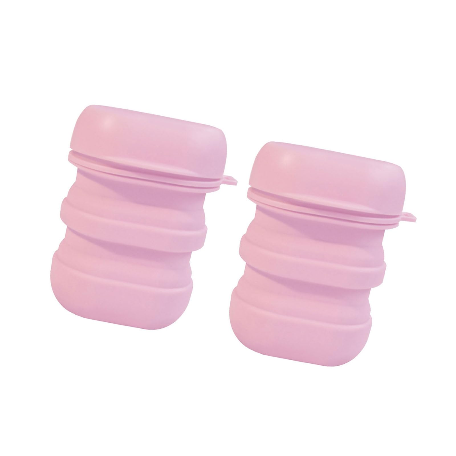 Nucelit 2PCS Multifunctional Silicone Folding Soap Holder Space Saving for Home Outdoor Folding Soap Container Holder