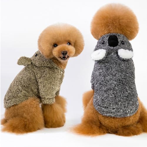 Disfraz Koala para Perro Mikikit XXL Negro Suave y Caliente miniatura 3