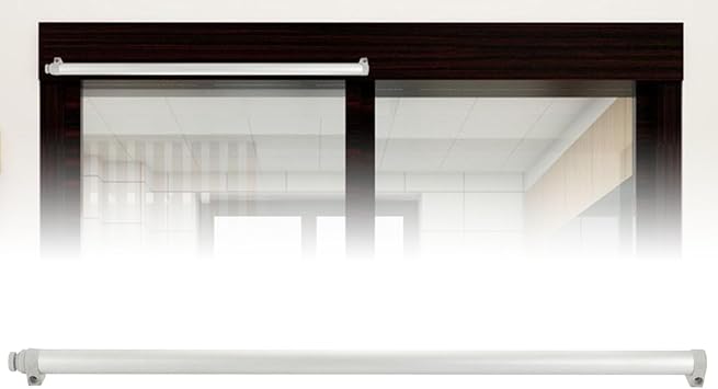 Sliding Door Closers, Self Closing Sliding Patio Door Closer, Quiet Pneumatic Damping Buffering, Tensile Force 20-50KG/50-80kg Optional, for Door Widths from 29.5 to 51"Light Force