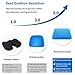 Gel Seat Cushion - Non-Slip Egg Seat Cushion Chair Pads - Office Chair Car Seat Cushion for Sciatica & Back Pain Relief - Coccyx Cushion for Home, Wheelchair, Computer, Desk Chair, Truck
