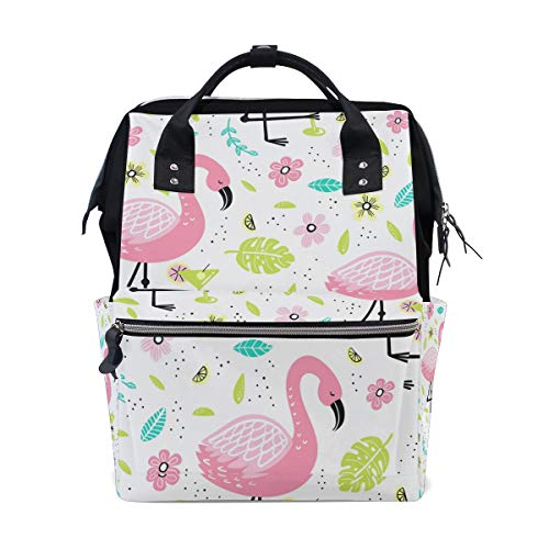 Flamingo Bolsa de viaje de gran capacidad para momia mujeres