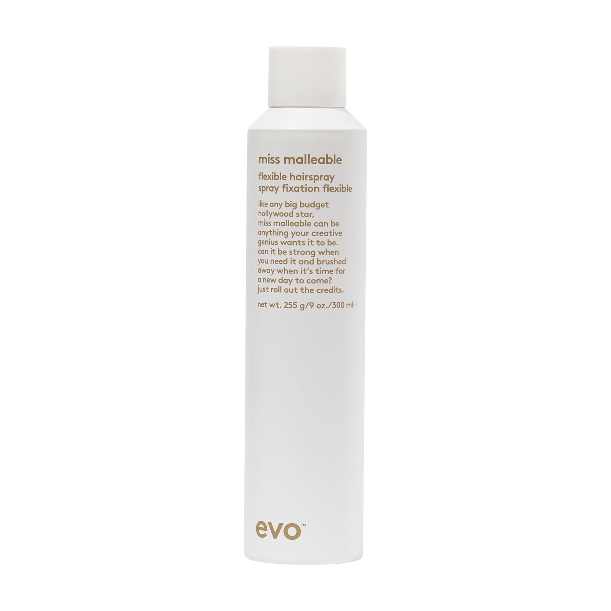 Evo Miss Malleable Flexible Hairspray, 300 ml/7.6 Ounce