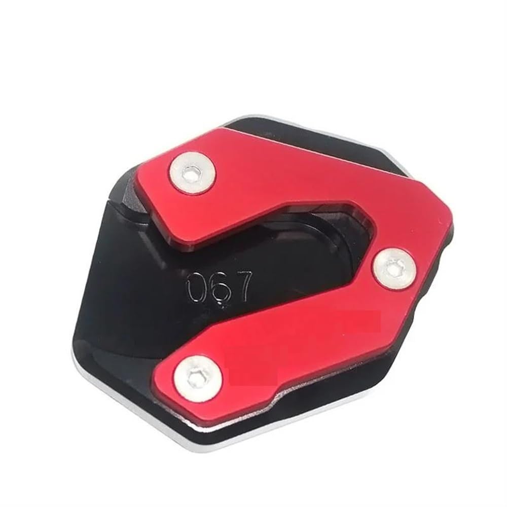 Plaque de support de béquille latérale CNC en aluminium rouge anodisé pour Yamaha Niken GT