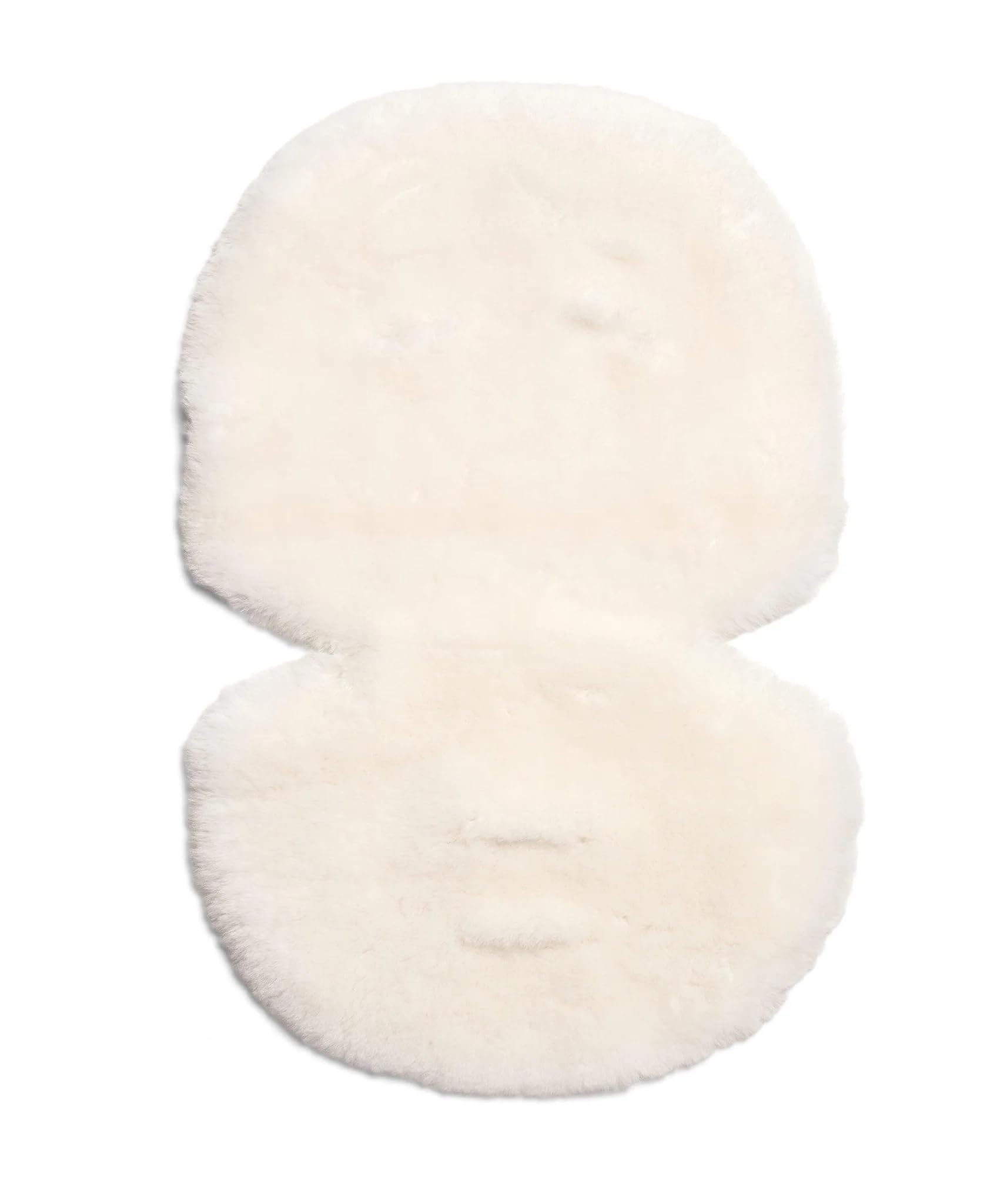 Mamas & Papas Sheepskin Pushchair Liner - Glacier White - Natural Temperature Regulating - Breathable - Hypoallergenic