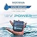 NOCQUA Pro Power Water-Resistant Battery & Charger Kit - Compatible with GPS, Depth & Fish Finders, & Most 12 Volt Electronics