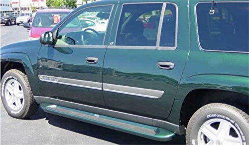 Estribos Owens para Chevrolet Trailblazer 02-06 Fibra de Vidrio miniatura 1