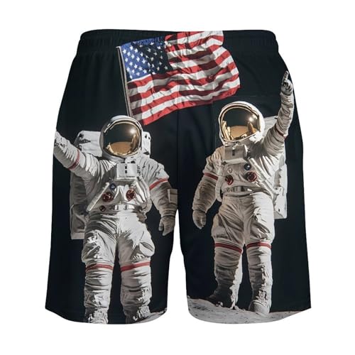 Pantalones cortos de playa para hombre de secado rápido con cordón elástico cómodo 6
