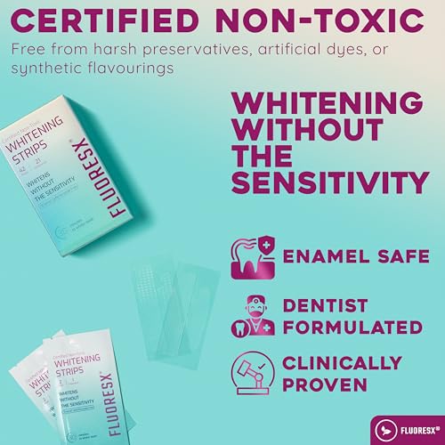 Image of Teeth Whitening Strips Kit, 21 Treatments 42 Strips - Teeth Whitener, Peroxide Free, Enamel Safe White Strips, Deep Stains Removal - Instant Teeth Whitening Without The Harm