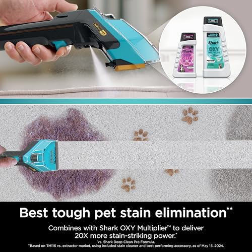Image of Shark StainStriker Pet Bundle for All StainStriker Portable Carpet Cleaners, Includes 32oz OXY Multiplier formula and 16oz Deep Clean Pet formula, PXCPBUNDLE
