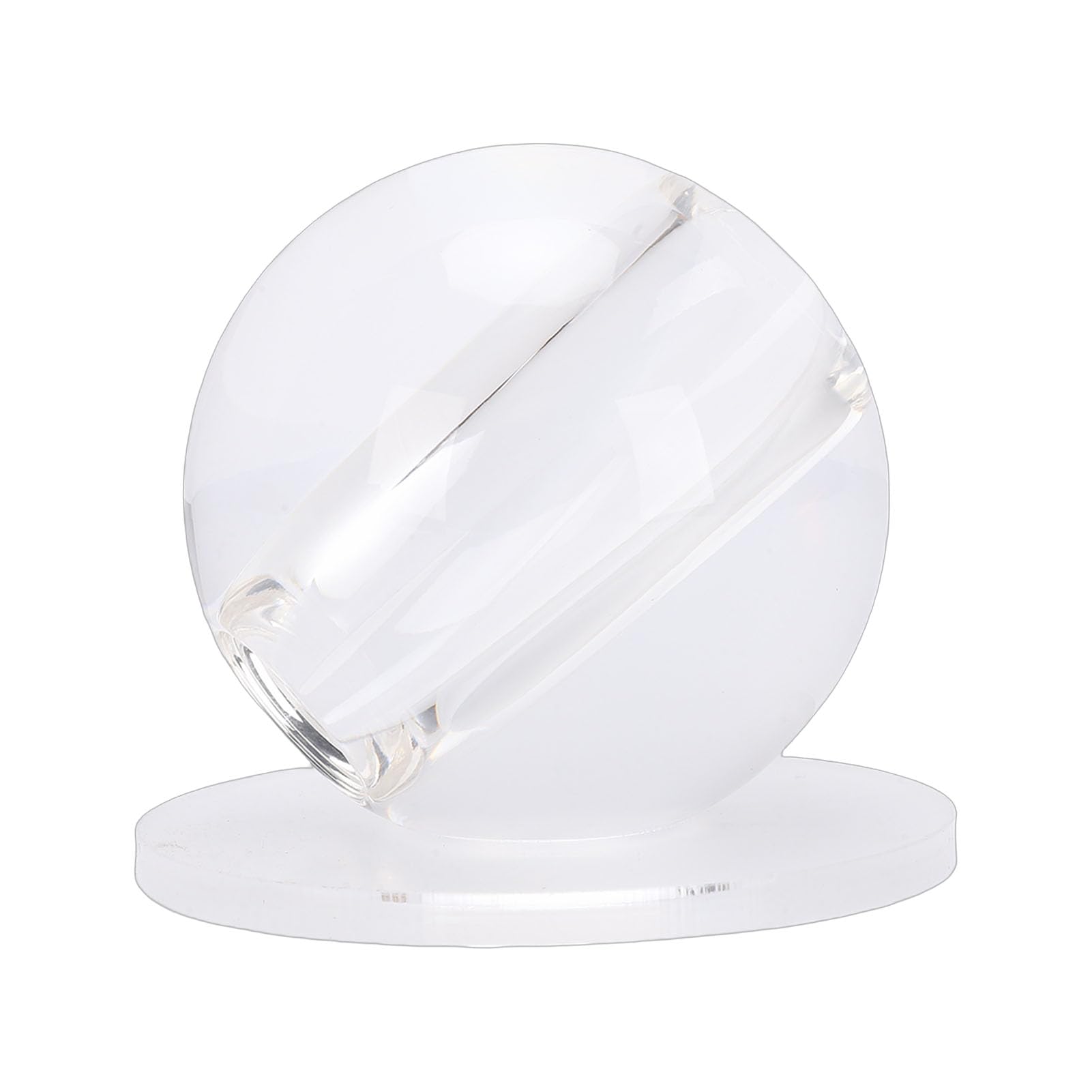 Cocoarm Entraîneur de Course de Queue de Billard en Verre 56 Mm avec Trou de Visée de 18 Mm, Base Antidérapante pour Débutants et Joueurs Avancés, Pratique en Club à Domicile