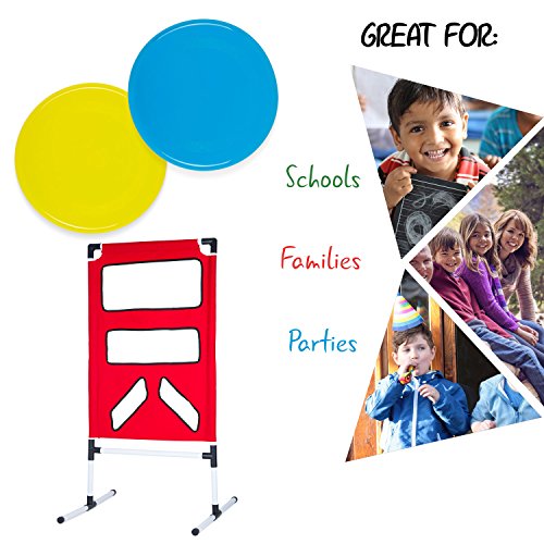 Perfect Life Ideas Outdoor Backyard Disc Toss Target Lawn Game Kids